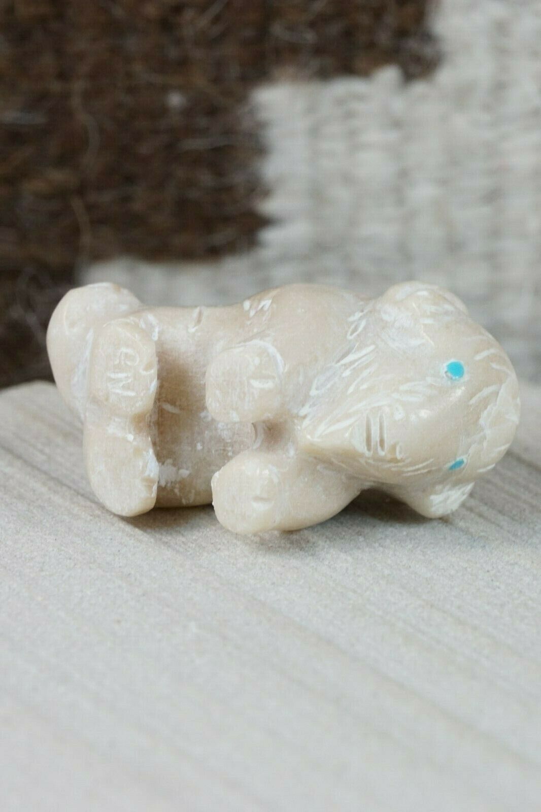 Buffalo Zuni Fetish Carving - Cody Nastacio - High Lonesome Trading