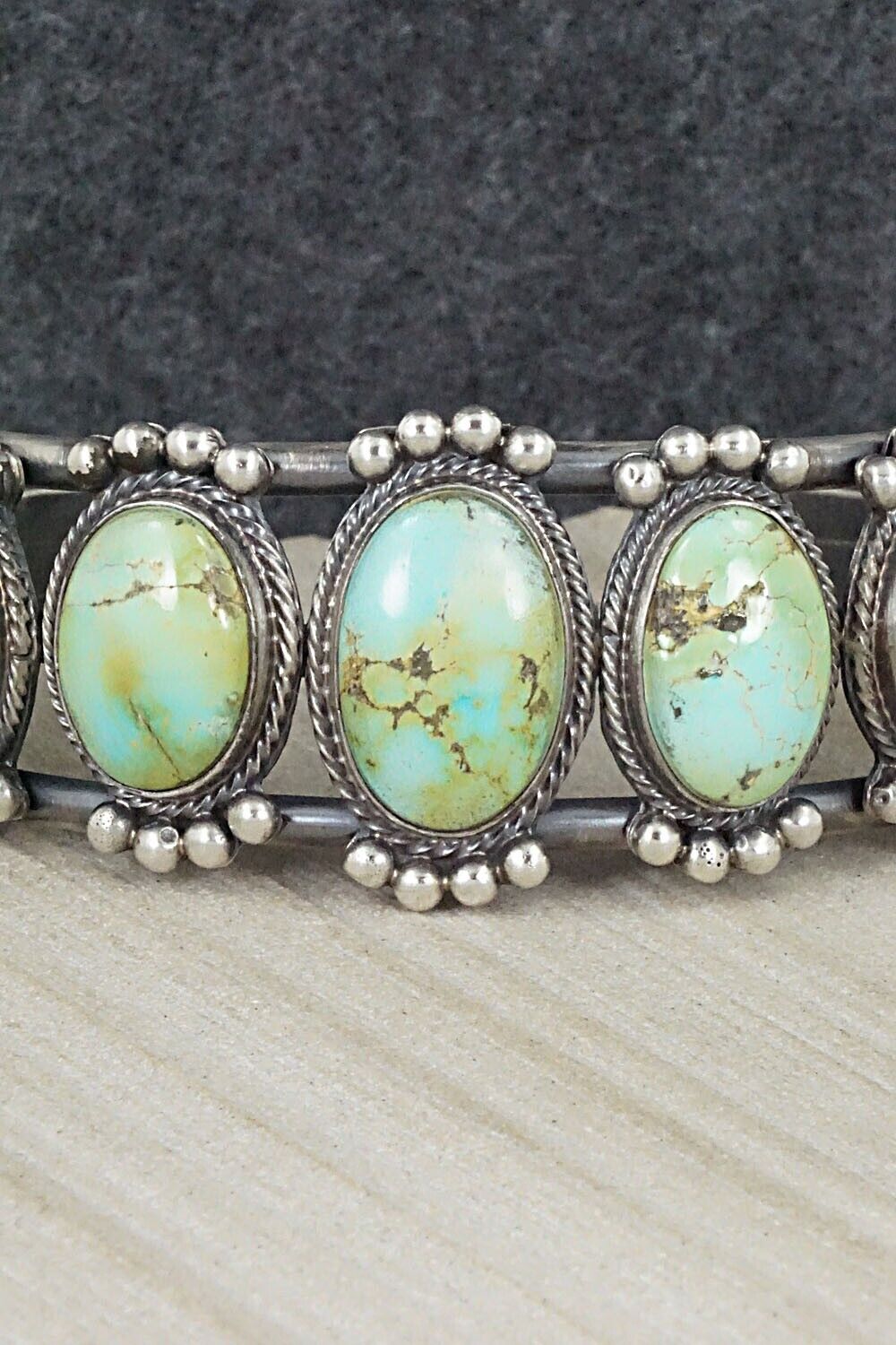 Turquoise & Sterling Silver Bracelet - Thomas Yazzie