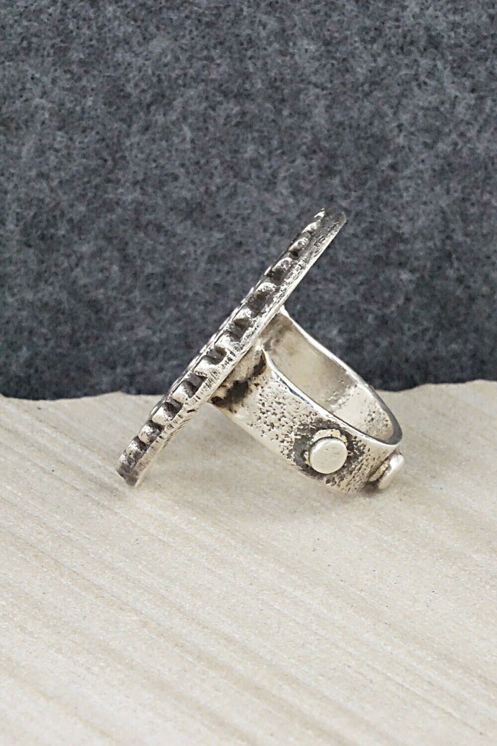 Sterling Silver Ring - Delbert Arviso - Size 8