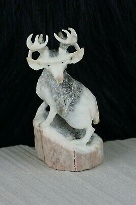 Deer Zuni Fetish Carving - Lewis Malie Jr - High Lonesome Trading