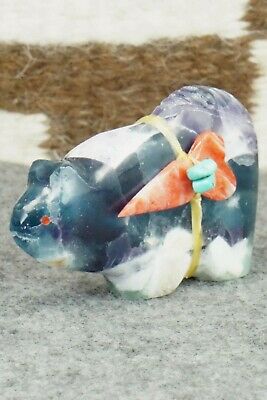 Mountain Lion Zuni Fetish Carving - Daphne Quam