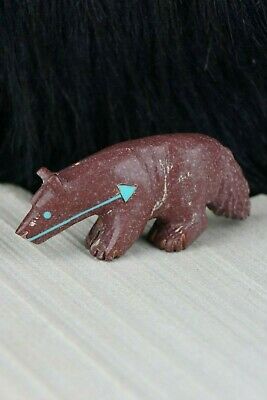 Wolf Zuni Fetish Carving - Andres Quandelacy - High Lonesome Trading