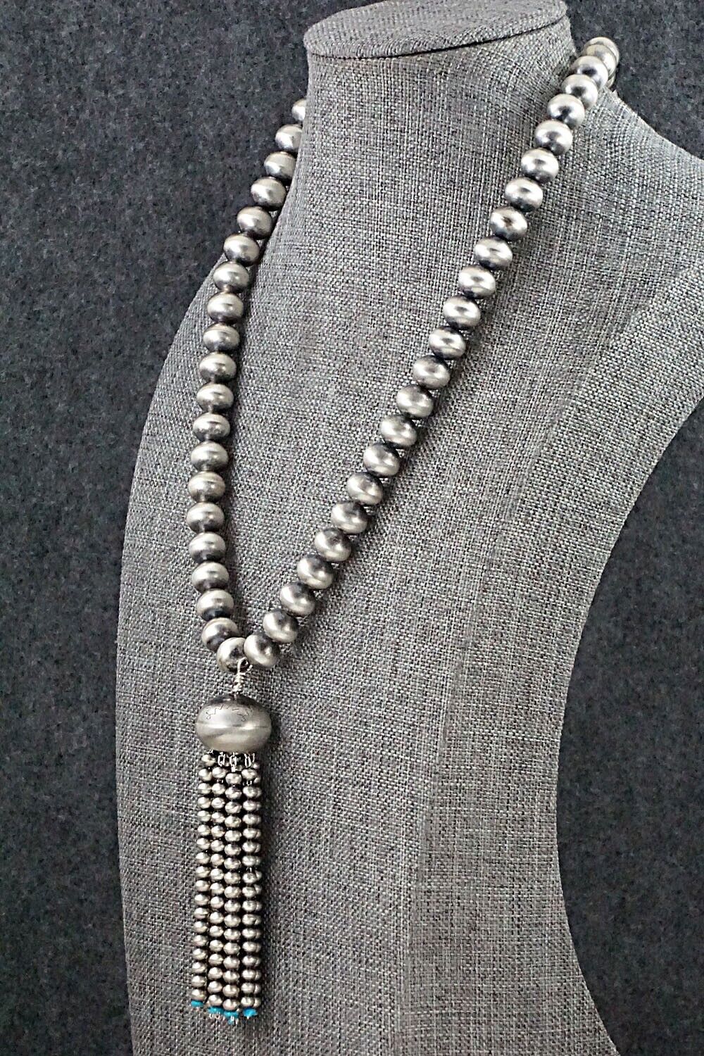 Turquoise & Navajo Pearl Necklace - Jan Mariano