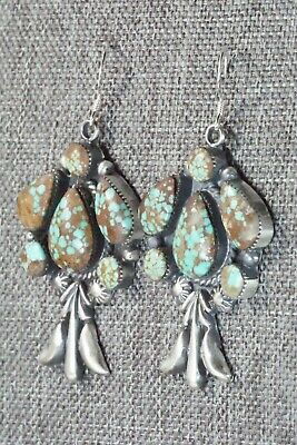 Turquoise & Sterling Silver Earrings - Bobby Platero