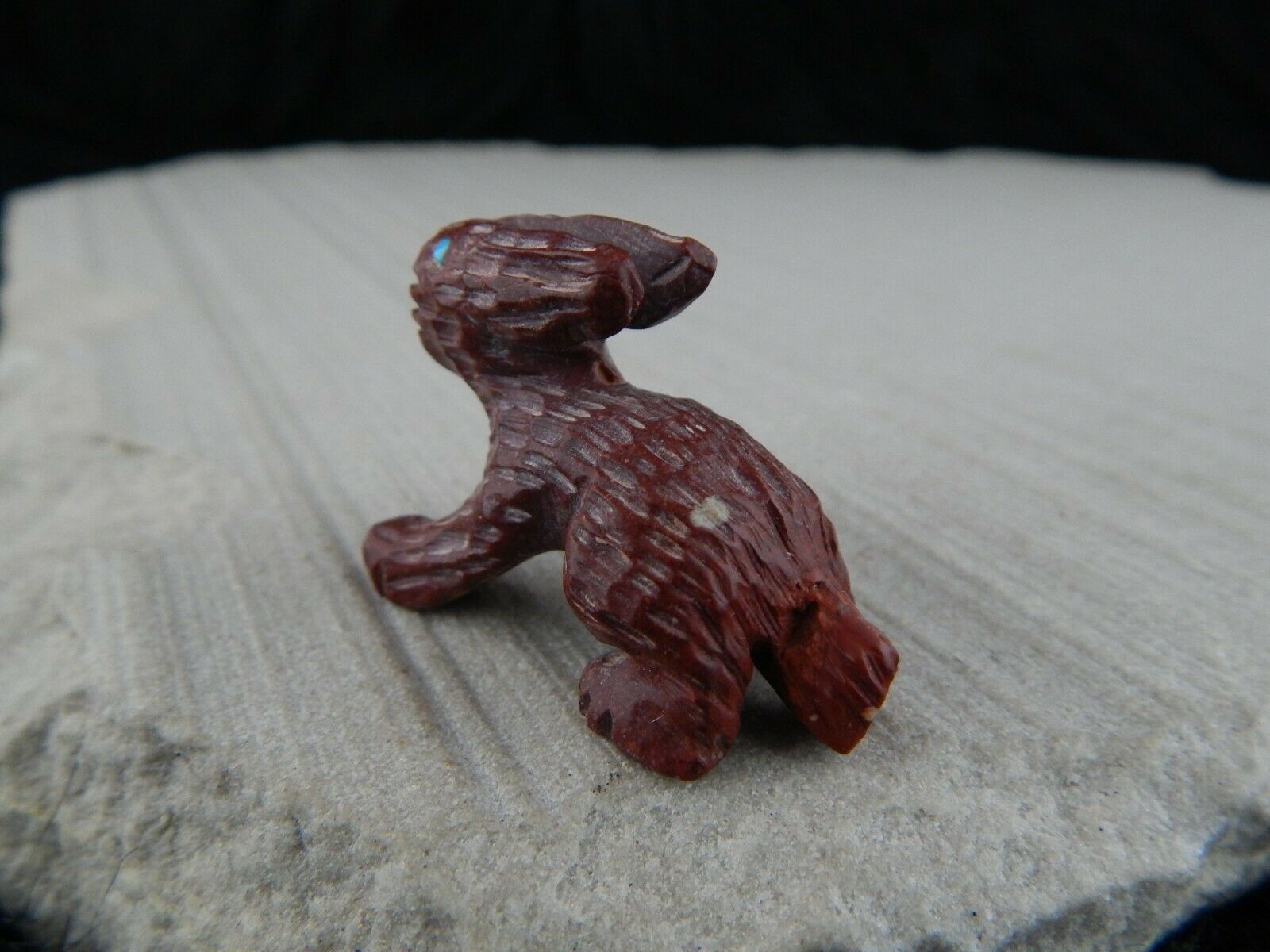 Rabbit Zuni Fetish Carving - Cody Cheama - High Lonesome Trading