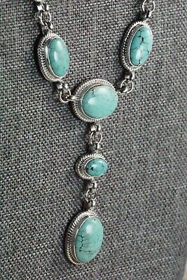 Turquoise & Sterling Silver Jewelry Set - Mark Barney