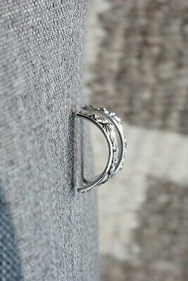 Navajo Sterling Silver Earrings - Tom Dinetso
