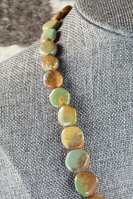 Turquoise, Coral & Sterling Silver Necklace - Navajo
