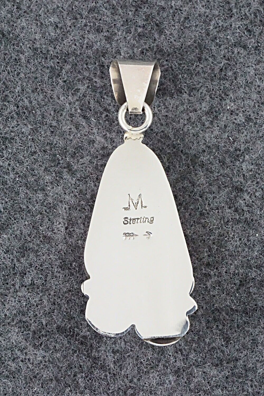 Spiny Oyster and Sterling Silver Pendant - Juanita Long