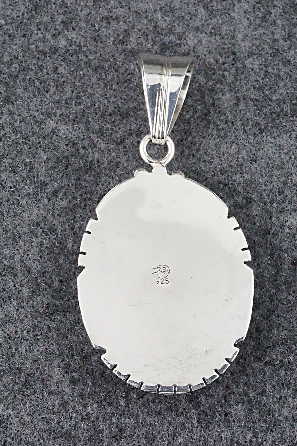 Lapis & Sterling Silver Pendant - Samuel Yellowhair