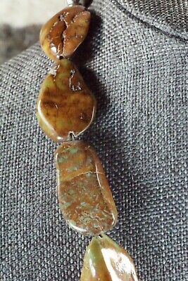 Turquoise & Sterling Silver Necklace - Navajo