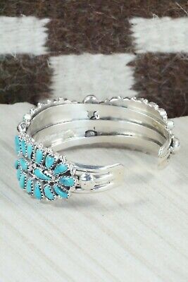 Turquoise & Sterling Silver Bracelet - Jaz Wilson
