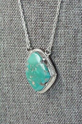 Navajo Turquoise & Sterling Silver Necklace - Annie Spencer