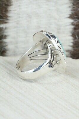 Turquoise & Sterling Silver Ring - Jimson Belin - Size 8