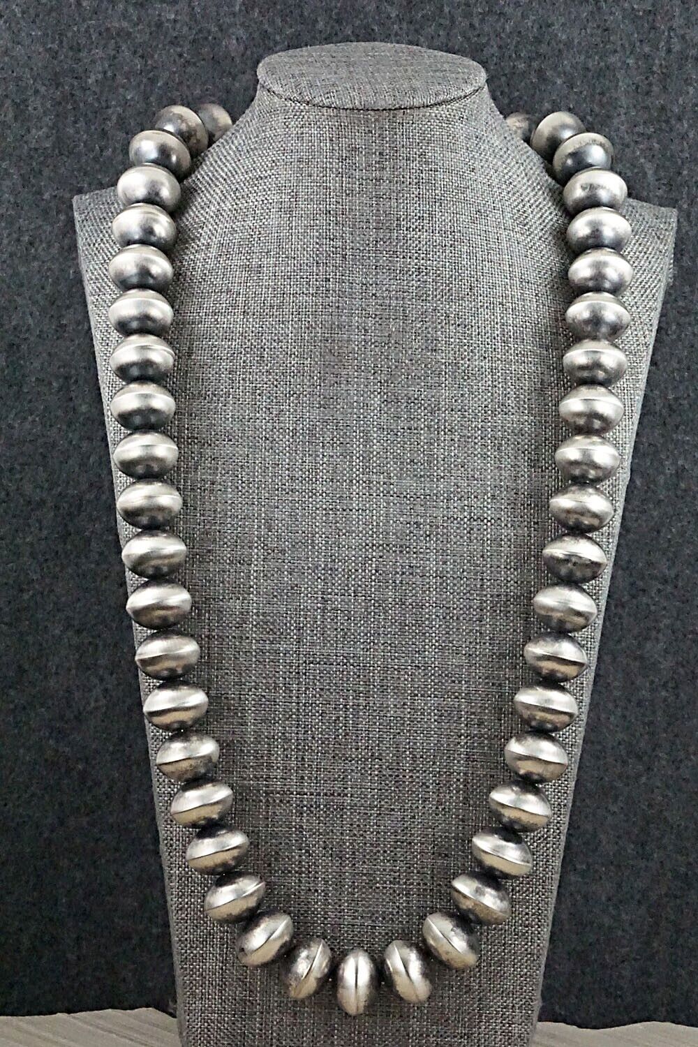 Sterling Silver Navajo Pearl Necklace - Jan Mariano