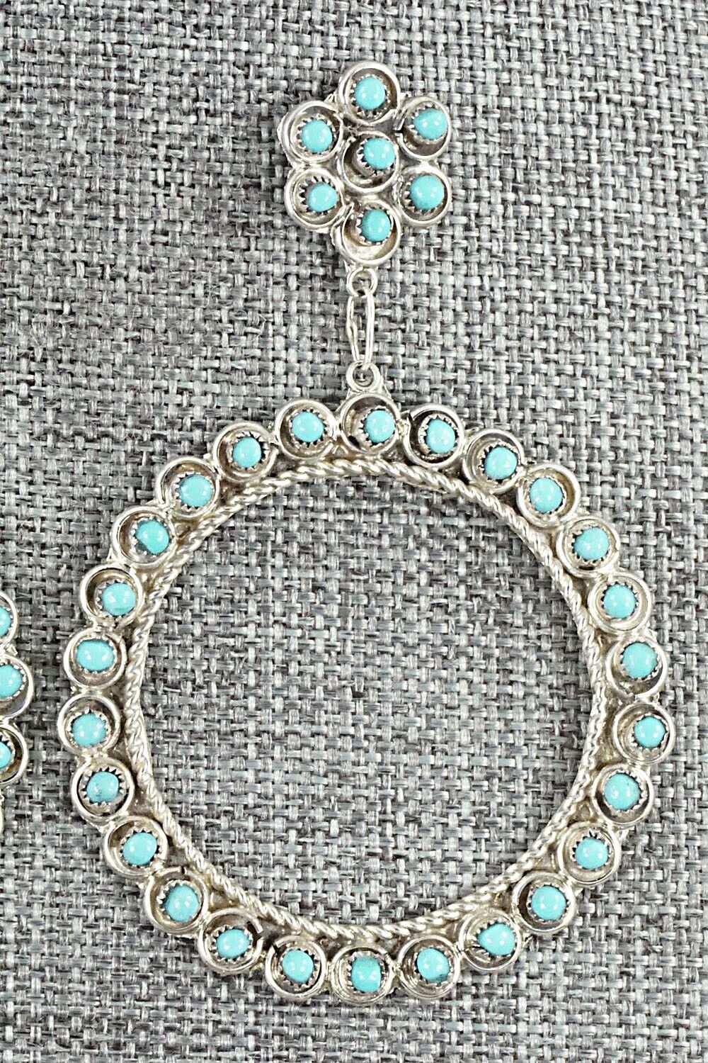 Turquoise & Sterling Silver Earrings - Waylon Johnson