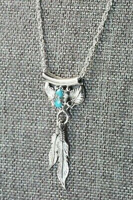 Turquoise & Sterling Silver Necklace - Sharon McCarthy