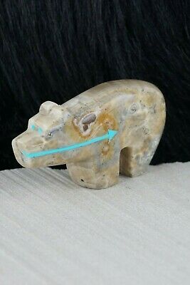 Bear Zuni Fetish Carving - Bernard Laiwakete - High Lonesome Trading