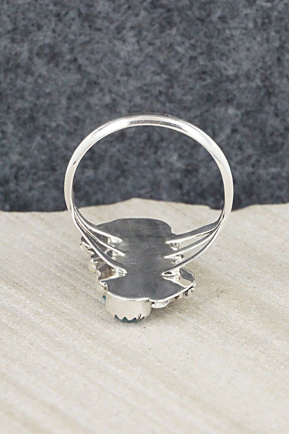 Turquoise & Sterling Silver Ring - Harris Largo - 9