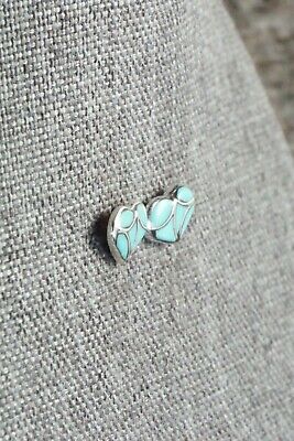 Turquoise & Sterling Silver Earrings - Thurza Leekya