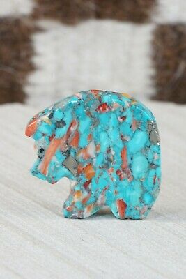 Bear Zuni Fetish Carving - Kevin Quam - High Lonesome Trading