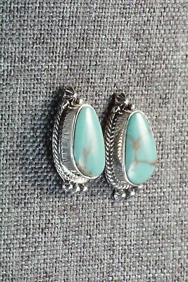 Turquoise & Sterling Silver Earrings - Louise Joe