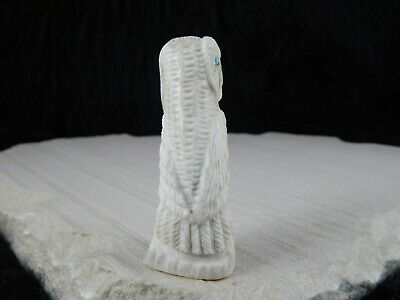 Owl Zuni Fetish Carving - Garrick Weeka - High Lonesome Trading