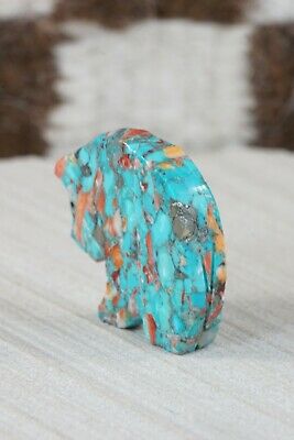 Bear Zuni Fetish Carving - Kevin Quam - High Lonesome Trading
