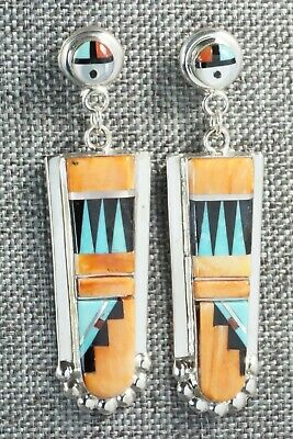 Multi Stone & Sterling Silver Earrings - Patty Edaakie