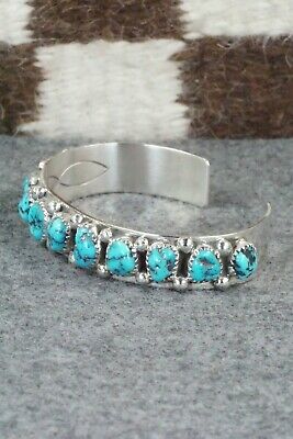 Turquoise and Sterling Silver Bracelet - Darleen Begay