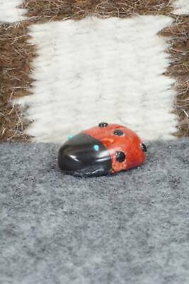 Lady Bug Zuni Fetish Carving - Reynold Lunasee