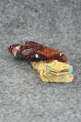 Horned Toad Zuni Fetish Carving - Carl Etsate