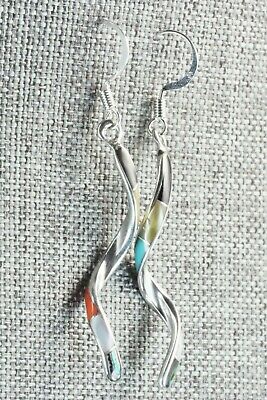 Multi Stone & Sterling Silver Earrings - Ira Johnson