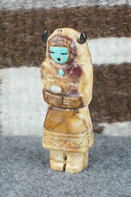 Buffalo Dancer Zuni Fetish Carving - Faye Quandelacy