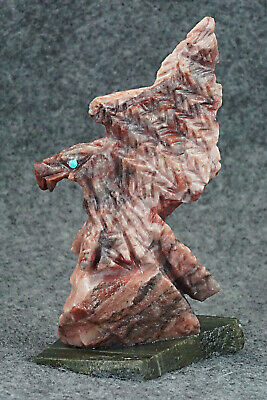 Eagle Zuni Fetish Carving - Jon Quam