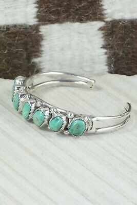 Turquoise and Sterling Silver Bracelet - Pricilla Reeder