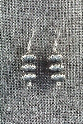 Sterling Silver Navajo Pearl Necklace & Earrings - Preston Haley