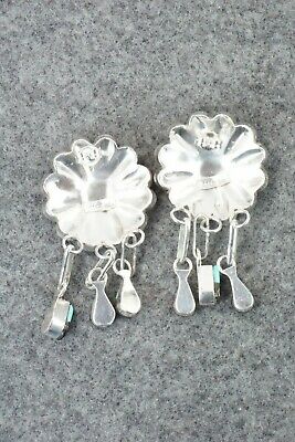 Turquoise & Sterling Silver Earrings - Harley Dickson