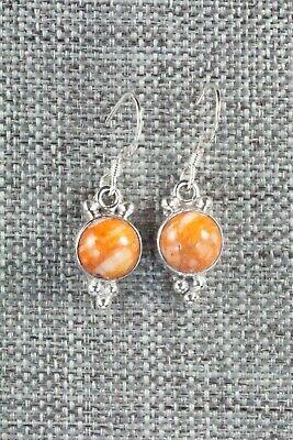 Spiny Oyster & Sterling Silver Earrings - Kim Whitehorse
