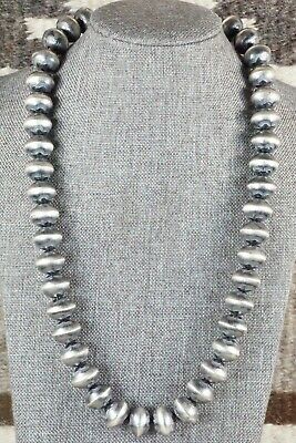 Sterling Silver Navajo Pearl Necklace - Jan Mariano