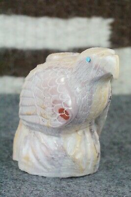 Eagle Zuni Fetish Carving - Derrick Kaamasee