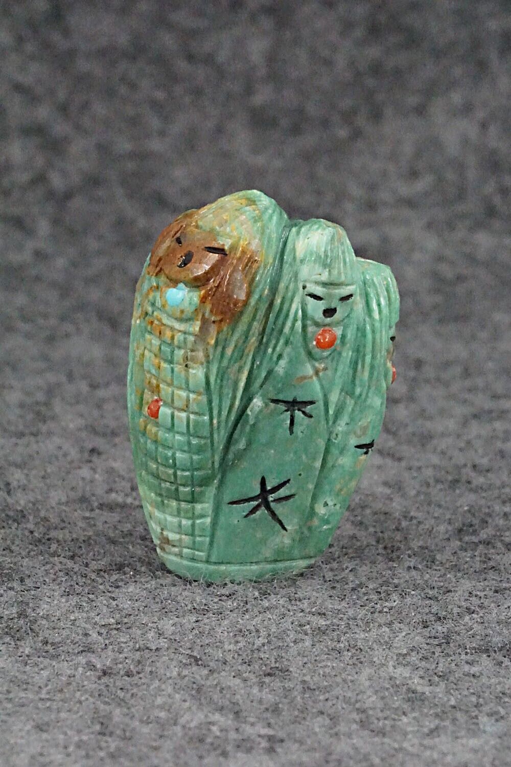 Corn Maiden Zuni Fetish Carving - Sandra Quandelacy