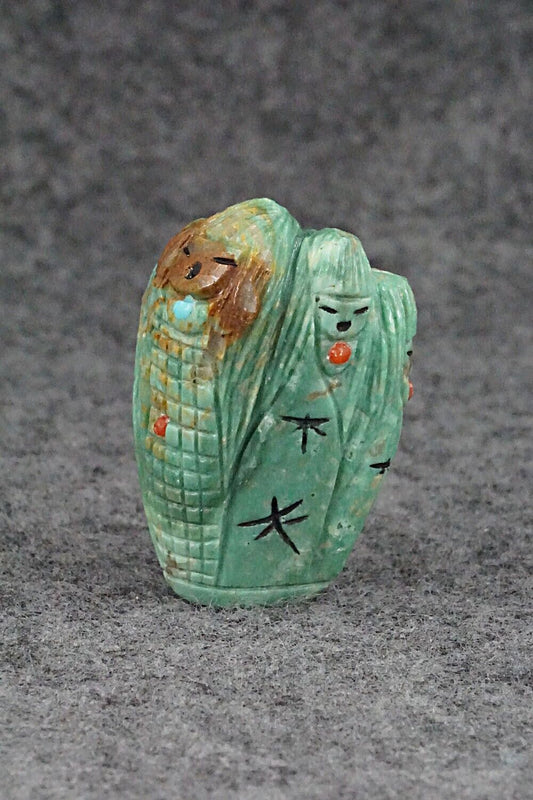 Corn Maiden Zuni Fetish Carving - Sandra Quandelacy