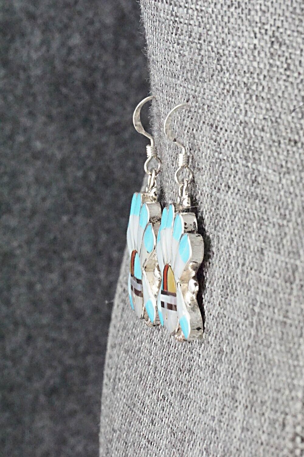 Multi Stone & Sterling Silver Earrings - Clarence Niha