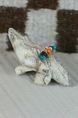 Badger Zuni Fetish Carving - Narren Bowannie - High Lonesome Trading