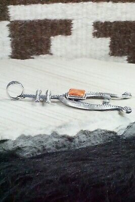 Spiny Oyster and Sterling Silver Pendant - Kevin Billah