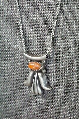 Spiny Oyster & Sterling Silver Necklace - Sharon McCarthy