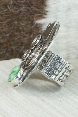 Turquoise & Sterling Silver Ring - Alex Sanchez - Size 5.5