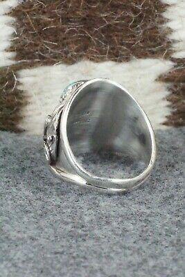 Turquoise & Sterling Silver Ring - Leonard Spencer - Size 11 - High Lonesome Trading
