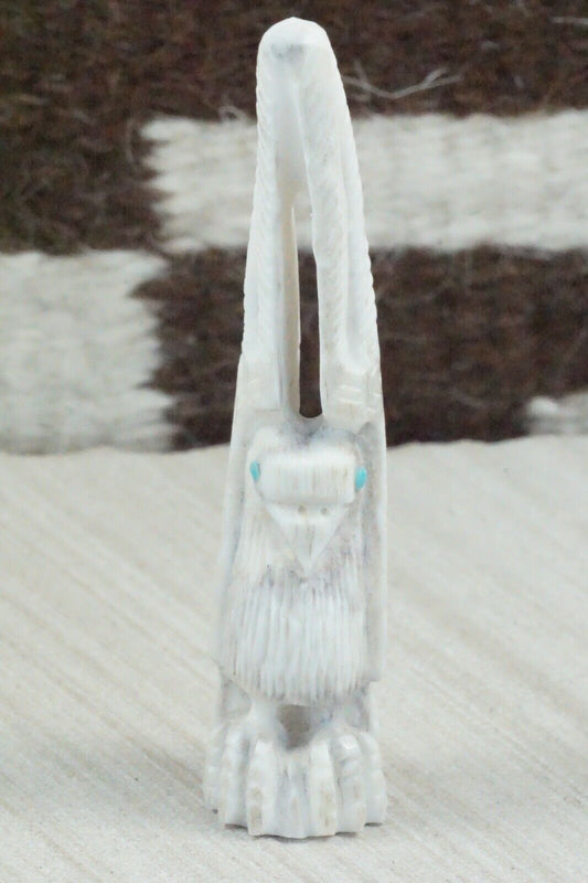 Eagle Zuni Fetish Carving - Garrick Weeka